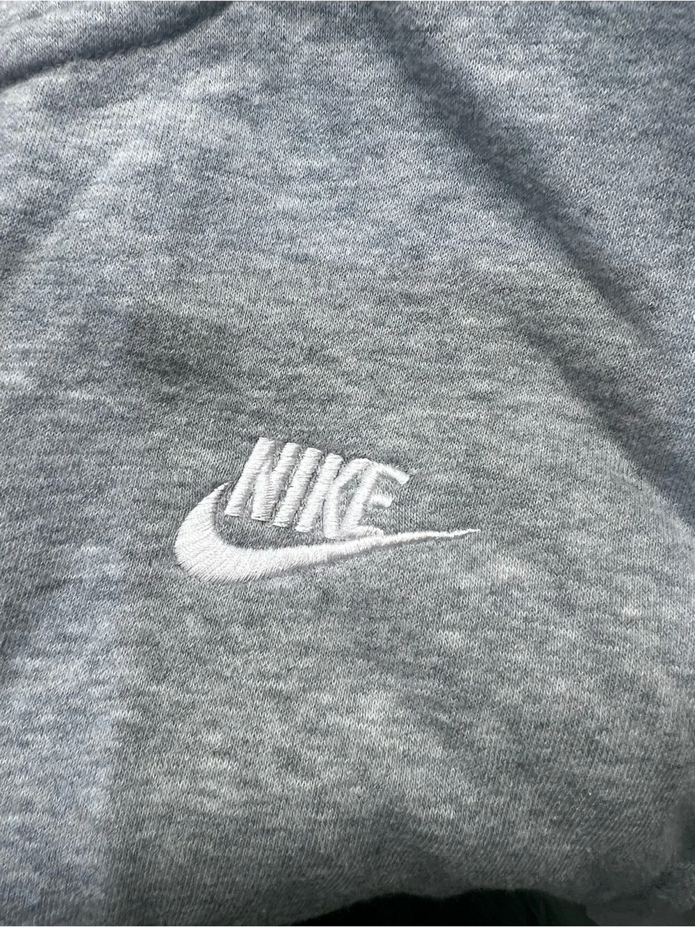 Nike Sportswear Women’s XL Gray Full-Zip Hoodie Sweatshirt Swoosh Logo 🩶
